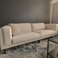 Nockeby 3-Sitzer Sofa Bezug Slipbezug Handgemacht Mit Mehreren Farb- Und Stoffoptionen - Passgenau Für Die Ikea Nockeby Couch von FamilyCoverLab