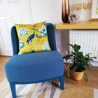 Stockholm Easy Chair Cover Slipcover Handgefertigt Mit Mehreren Farb- Und Stoffoptionen - Passgenau Für Das Stockholmer Stuhlmodell von FamilyCoverLab