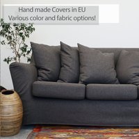 Tomelilla 2-Sitzer Sofa Bezug Slipbezug Handgemacht Mit Mehreren Farb- Und Stoffoptionen - Passgenau Für Die Tomelilla-Modellcouch von FamilyCoverLab