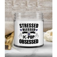 K-Pop Kerze - Kpop Geschenk K-Pop Merchandise Bts Merch Kerzen Geschenk von FamilyGiftBubble