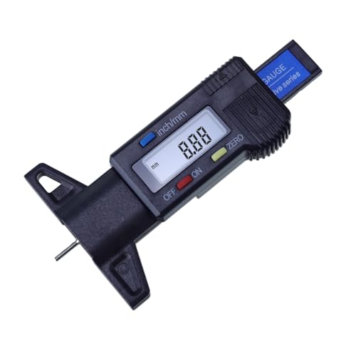 FamilyMall(TM)Digital Tiefenmesser Messchieber Profiltiefenmesser LCD Reifen Profilmesser von FamilyMall