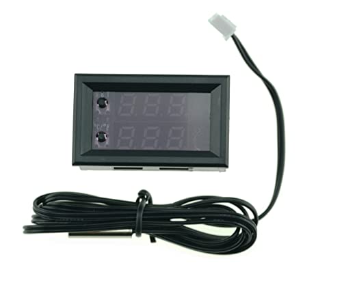 FamilyMall Digitaler einstellbarer Temperaturregler mit LED-Dual-Color DC 12 V Thermostat programmierbarer Regler Mikrocomputer -50 ~ 110 ℃ FamilyMall Digitaler einstellbarer Temperaturregler mit LED-Dual-Color DC 12 V Thermostat programmierbarer Regler Mikrocomputer -50 ~ 110 ℃ von FamilyMall