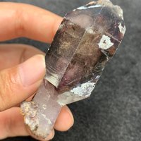 54 Gramm Natürliche Bewegliche Wasserblase Enhyro Quarz Kristall Amethyst von FamilyOfCrystal