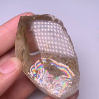 Natürliche Regenbogen Quarz Kristall Freeform Halb Poliert Heilquarz 142.8Gram von FamilyOfCrystal