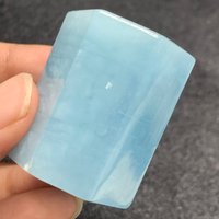 Natürlicher Blauer Aquamarin Zauberstab Edelstein Kristall Probe 49 Gramm von FamilyOfCrystal