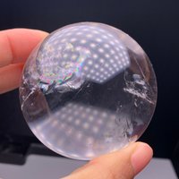 Regenbogen 59mm Natürliche Klare Quarz Kristall Kugel-291G von FamilyOfCrystal