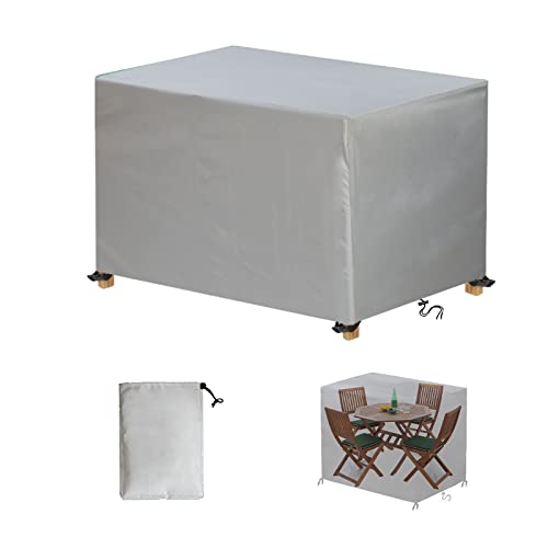 Famoum Abdeckplane für Gartenmöbel,280x200x90cm,Rechteckige Schwerlast 858D Oxford Gewebe,Anti-UV,Regenschutz und Staubfest,Terrasse Gartenmöbel Abdeckungen von Famoum