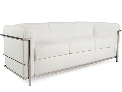 Famous-Design LC2 Le Corbusier 3-Sitzer ? Weiß Famous-Design LC2 Le Corbusier 3-Sitzer ? Weiß von Famous-Design