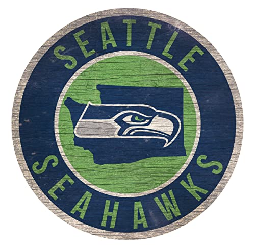 Fan Creations Seattle Seahawks Holzschild, 30,5 cm, rundes Staatsdesign Fan Creations Seattle Seahawks Holzschild, 30,5 cm, rundes Staatsdesign von LA Auto Gear