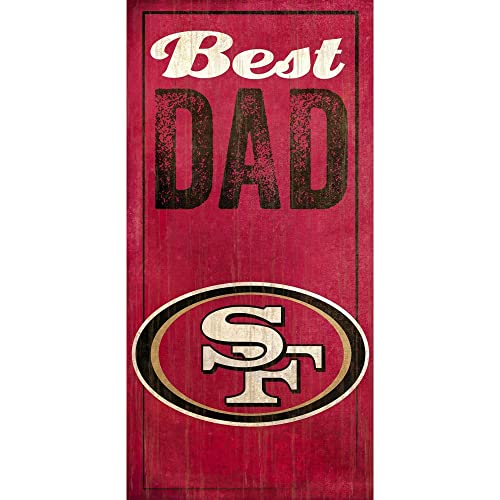 Fan Creations San Francisco 49ers Schild mit Aufschrift Best Dad, Kunststoff, Mehrfarbig, No Size Fan Creations San Francisco 49ers Schild mit Aufschrift Best Dad, Kunststoff, Mehrfarbig, No Size von Fan Creations