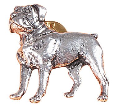 Anstecknadel - Metall - Pin - Boxer - Hund - 02618 von Fan-O-Menal