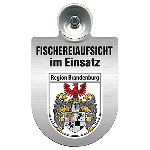 Einsatzschild Windschutzscheibe incl. Saugnapf - Fischereiaufsicht im Einsatz - 309371 - incl. Regionen nach Wahl Farbe Region Brandenburg Einsatzschild Windschutzscheibe incl. Saugnapf - Fischereiaufsicht im Einsatz - 309371 - incl. Regionen nach Wahl Farbe Region Brandenburg von Fan-O-Menal