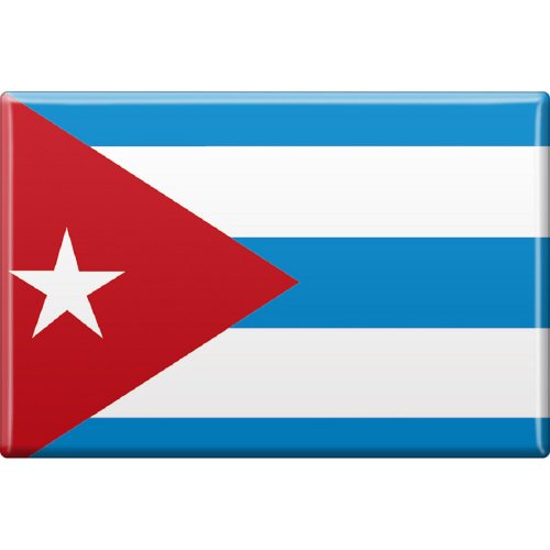 Küchenmagnet - Länderflagge Kuba - Gr.ca. 8x5,5 cm - 38065 - Magnet von Fan-O-Menal