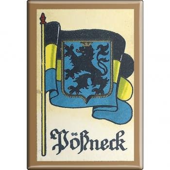 Küchenmagnet - Wappen Pösneck - Gr. ca. 8 x 5,5 cm - 37540 - Magnet Kühlschrankmagnet Küchenmagnet - Wappen Pösneck - Gr. ca. 8 x 5,5 cm - 37540 - Magnet Kühlschrankmagnet von Fan-O-Menal