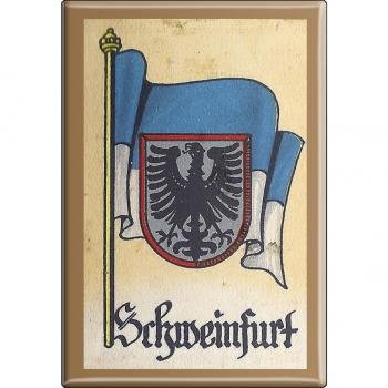 Küchenmagnet - Wappen Schweinfurt - Gr. ca. 8 x 5,5 cm - 37548 - Magnet Kühlschrankmagnet Küchenmagnet - Wappen Schweinfurt - Gr. ca. 8 x 5,5 cm - 37548 - Magnet Kühlschrankmagnet von Fan-O-Menal