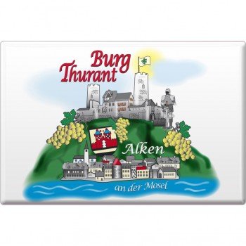 Kühlschrankmagnet - Burg Thurant - Gr. ca. 8 x 5,5 cm - 38738 - Küchenmagnet Kühlschrankmagnet - Burg Thurant - Gr. ca. 8 x 5,5 cm - 38738 - Küchenmagnet von Fan-O-Menal