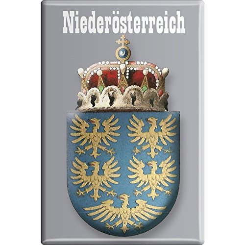 Kühlschrankmagnet - Wappen Niederösterreich - Gr. ca. 8 x 5,5 cm - 38106 - Magnet von Fan-O-Menal