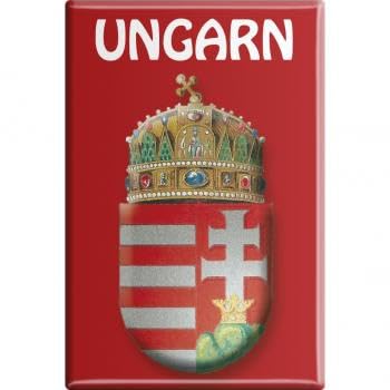 Kühlschrankmagnet - Wappen UNGARN - Gr. ca. 8 x 5,5 cm - 38115 Kühlschrankmagnet - Wappen UNGARN - Gr. ca. 8 x 5,5 cm - 38115 von Fan-O-Menal