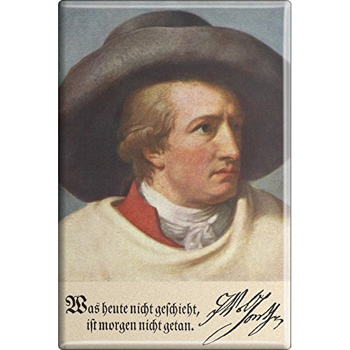 Magnet 3-D JOHANN-WOLFGANG VON GOETHE Gr. ca. 8 x 5,5 cm 38366 Küchenmagnet von Fan-O-Menal