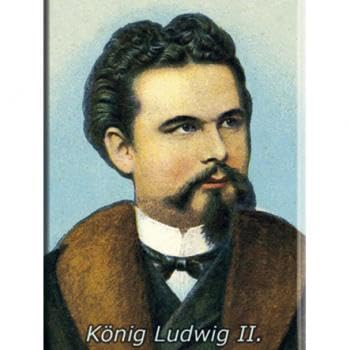 Magnet - KÖNIG LUDWIG - Gr. ca. 8 x 5,5 cm - 38747 - Küchenmagnet von Fan-O-Menal