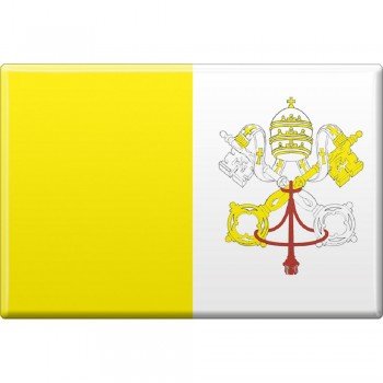 Magnet - Länderflagge Vatikanstadt - Gr.ca. 8x5,5 cm - 37852 von Fan-O-Menal