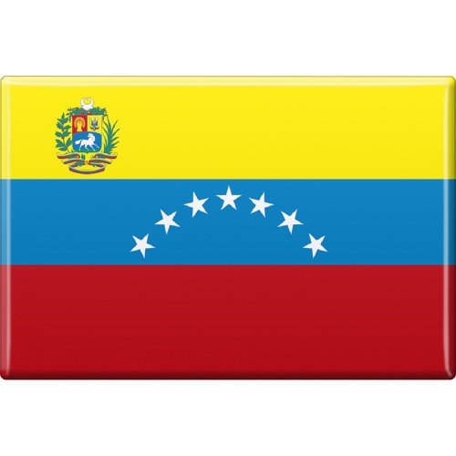 Magnet - Länderflagge Venezuela - Gr.ca. 8x5,5 cm - 37853 von Fan-O-Menal