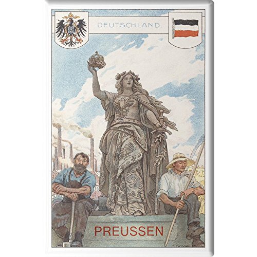 Magnet - Preussen - Gr. ca. 8 x 5,5 cm - 38728 - Küchenmagnet von Fan-O-Menal