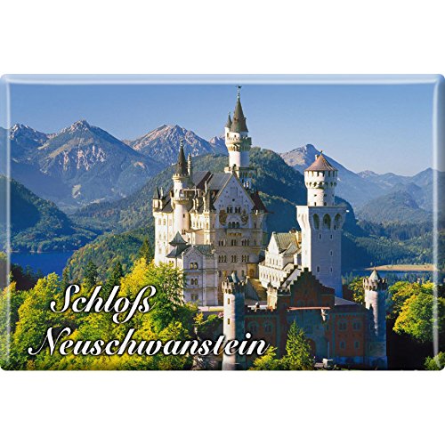 Magnet - Schloss Neuschwanstein - Gr. ca. 8 x 5,5 cm - 38767 von Fan-O-Menal