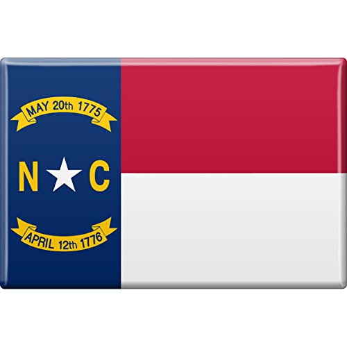 Magnet - US-Bundesstaat North Carolina - Gr. ca. 8 x 5,5 cm - 37133/1 - Küchenmagnet von Fan-O-Menal