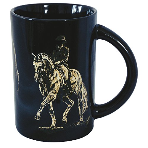 Tasse mit Print Pferdemotiv Dressurreiter 57344 ©Kollektion Bötzel von Fan-O-Menal