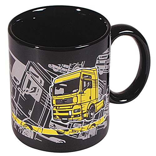 Tasse mit print Trucker Motiv Schwarz 57089 von Fan-O-Menal