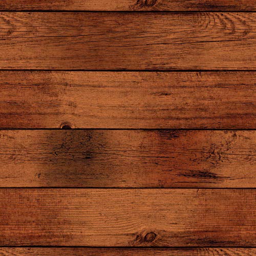 Wachstuch Tischdecke abwaschbar Gartentischdecke Meterware ÖkoTex Fantastik (Braun Planke Holz Bretter- 1000-3, RUND 140 cm) von Florista