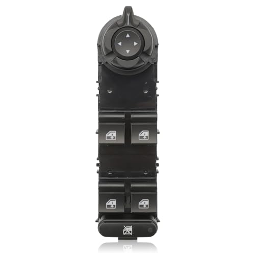 FanPaYY Auto-Fensterschalter 156106393 Kompatibel für Alfa Romeo Giulietta 2010-2020 Fahrerseite Aufzug für Fensterscheiben Kunststoff Schwarz von FanPaYY
