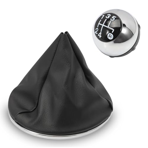 FanPaYY Schaltknauf 5 Gänge Ersatz-Set kompatibel mit FI-AT 500, Schalthebel manuell + Schaltknauf + Ring verchromt Innen und Außen Rahmen FanPaYY Schaltknauf 5 Gänge Ersatz-Set kompatibel mit FI-AT 500, Schalthebel manuell + Schaltknauf + Ring verchromt Innen und Außen Rahmen von FanPaYY
