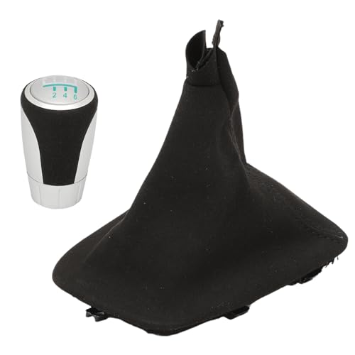 FanPaYY Schaltknauf Auto 6 Gang Schaltmanschette Hebel Schalthebelknauf für 3er E90 E91 E92 E93 25110429269 von FanPaYY