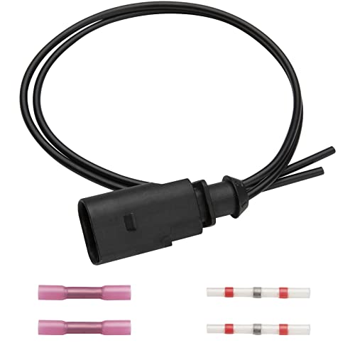 FanPaYY Stecker 2-pol Reparatursatz Kabelbaum 1J0973802 ABS ESP Temperatursensor Ersatzteile kompatibel mit Sko-da Se-at A4 A6 A8 Golf von FanPaYY