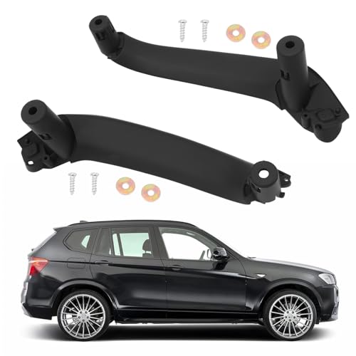 FanPaYY links + rechts Türgriff Abdeckung Innen Innentürgriff Halterung Türöffner Halter Innenraum Türhebel Armlehne Türinnengriff für F25 F26 X3 X4 2011-2017 von FanPaYY