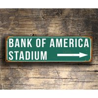 Bank Of America Stadionschild Carolina Panthers Decor von FanZoneSigns