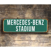 Mercedes-Benz Stadion Schild Atlanta Flames Decor Mercedes-Benz Stadion Schild Atlanta Flames Decor von FanZoneSigns