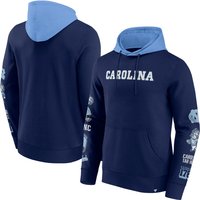 Fanatics Kapuzenpullover "Fanatics Hoodie North Carolina Tar Heels Colorblock Badge" von Fanatics