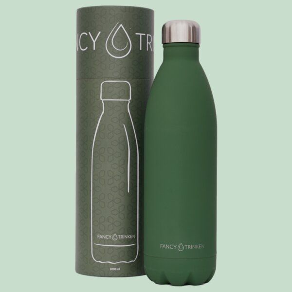 Fancy Trinken Isolierflasche 1 Liter, Trinkflasche aus Edelstahl von Fancy Trinken