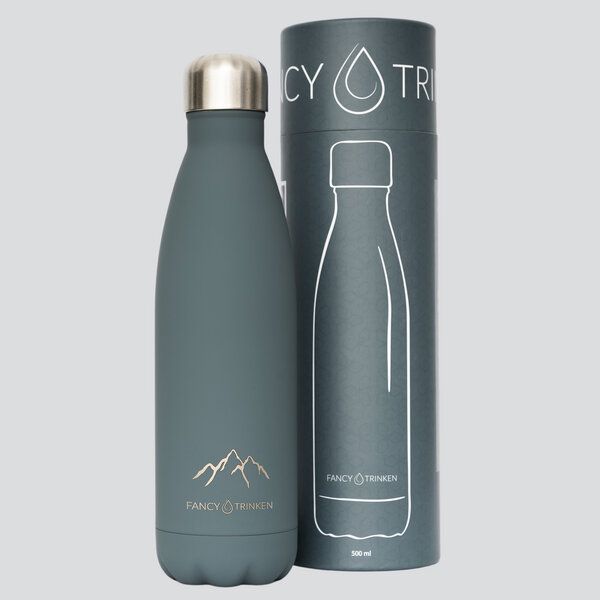 Fancy Trinken Isolierflasche 500 ml, Trinkflasche aus Edelstahl von Fancy Trinken
