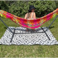 Hübsche Hängematte Mit Fransen Strand Camping Zubehör | Sommer Outdoor Party Dekor Langlebige Hinterhofhängematte Hübsche Hängematte Mit Fransen Strand Camping Zubehör | Sommer Outdoor Party Dekor Langlebige Hinterhofhängematte von FancyAlpacaBoutique