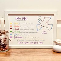 Personalisiertes Geldgeschenk Zur Firmung | Firmungsgeschenk Junge & Mädchen Andenken Im Bilderrahmen Geschenkverpackung Friedenstaube Personalisiertes Geldgeschenk Zur Firmung | Firmungsgeschenk Junge & Mädchen Andenken Im Bilderrahmen Geschenkverpackung Friedenstaube von FancyCraftHacks