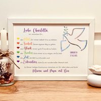 Personalisiertes Kommunionsgeschenk - Geldgeschenk Zur Kommunion Andenken Erstkommunion Geschenkidee Für Paten 1. Heiligen von FancyCraftHacks