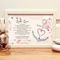 Personalisiertes Geldgeschenk Zur Konfirmation | Konfirmationsgeschenk Für Mädchen Geld Im Bilderrahmen Andenken Patenkind von FancyCraftHacks