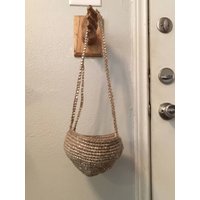 Tropfen Hängen Jute Korb Oder Übertopf von FancyPillowsi