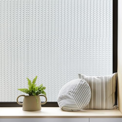 Blickdicht Fensterfolie Statisch Haftend Sichtschutzfolie Selbstklebend Klebefolie Fenster Folie Dekofolie für Bad Küche Anti-UV farbig 44X200D Blickdicht Fensterfolie Statisch Haftend Sichtschutzfolie Selbstklebend Klebefolie Fenster Folie Dekofolie für Bad Küche Anti-UV farbig 44X200D von Fancyclings
