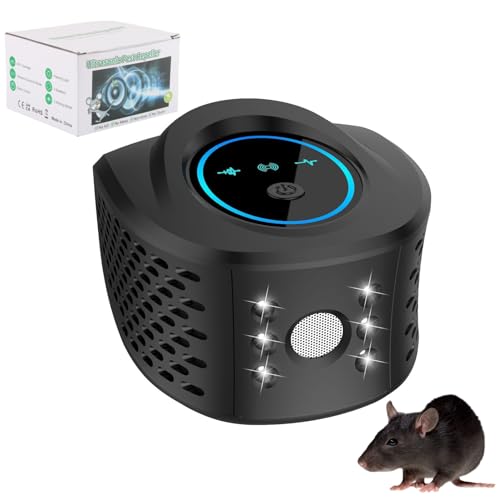 Fancysky Ultraschall Mäuseabwehr 360°, Mäuseabwehr Rattenabwehr - 3 Modi Mäuse Vertreiben, für Haus, Keller, Garten, Mäuse und Ratten,vertreiben ohne Chemie und Mäusefalle - 300 m² Wirkungsbereich von Fancysky