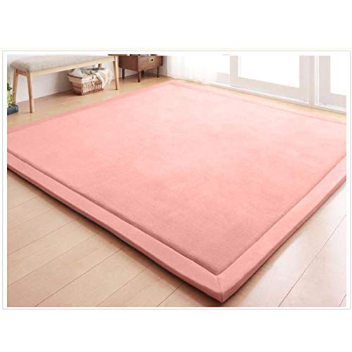 Fancytan Teppich Für Kinderzimmer, Krabbelmatte, Kinder Spielmatte Weich Teppiche Tatami for Schlafzimmer, Wohnzimmer, Klassenzimmer, Rosa, 200 x 300cm von Fancytan